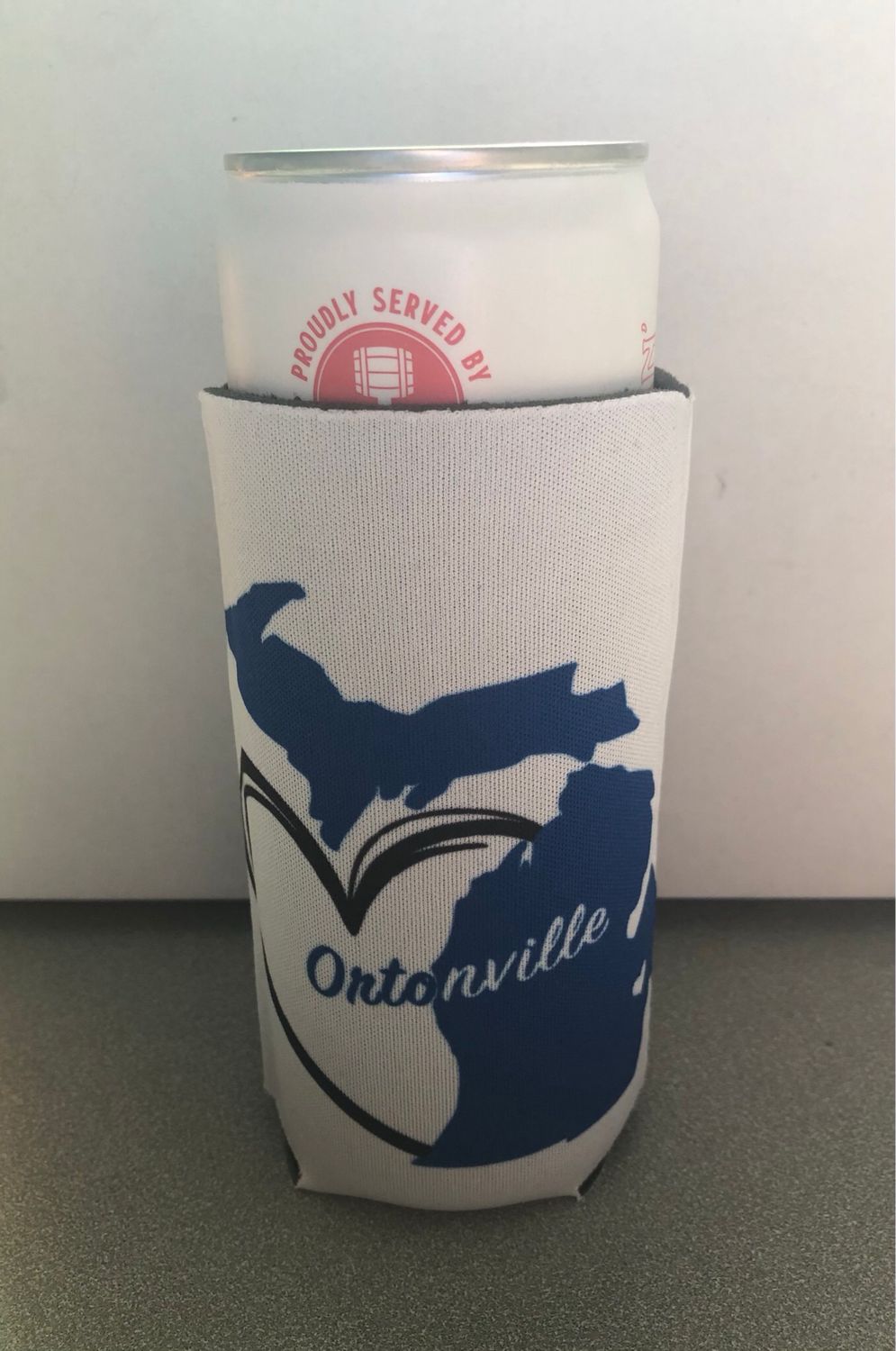Ortonville In Heart Blue Michigan