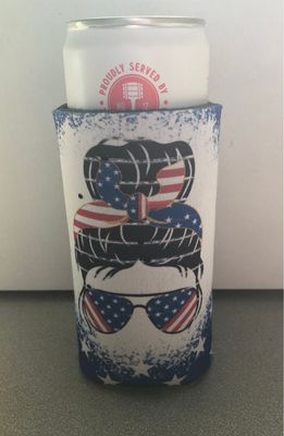 Red, White, Blue Lady