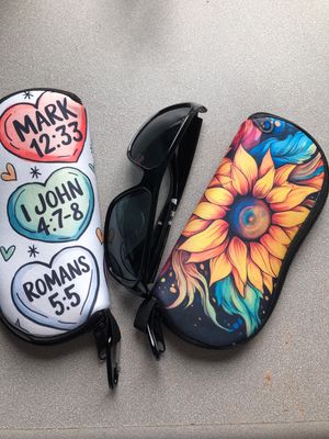 Zip Up Eyeglass Holder