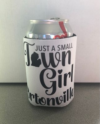 Small Town Girl Ortonville 12 oz Koozie
