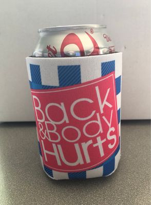 Back Body Hurts 12 oz Koozie