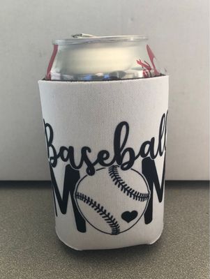 Baseball mom 12 oz Koozie