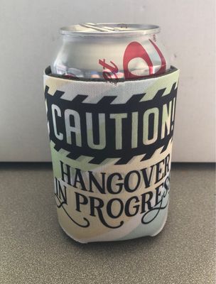 Hangover in process 12 oz Koozie