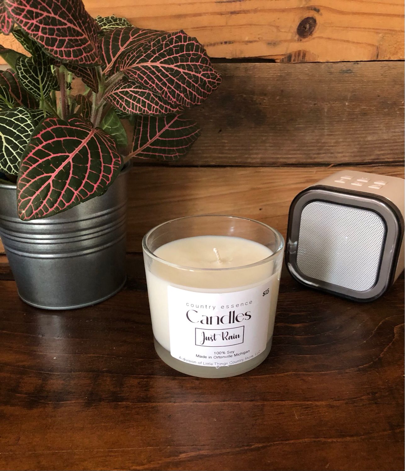 Just Rain 12 oz Glass Jar