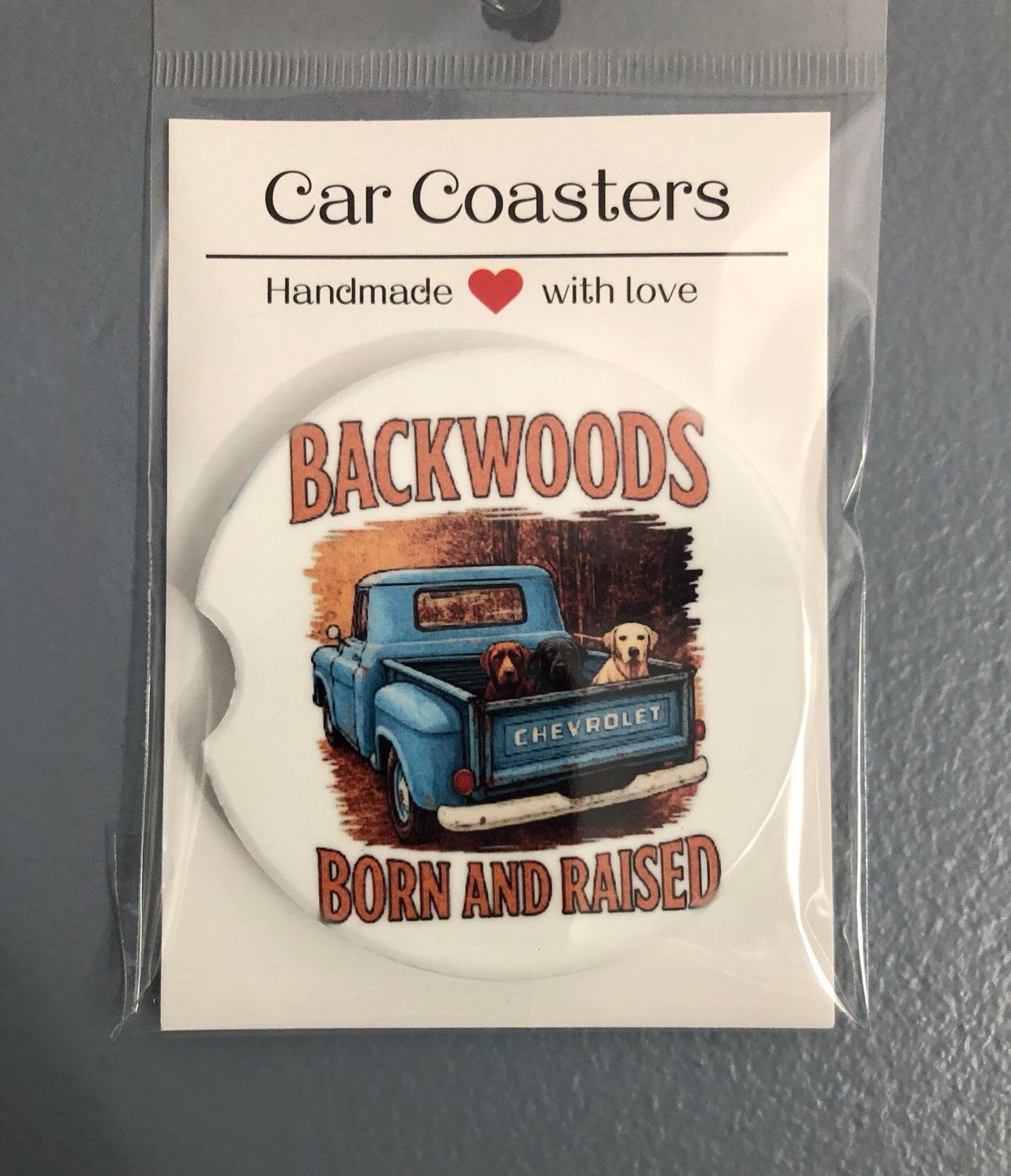 Backwoods Ceramic Car Coaster