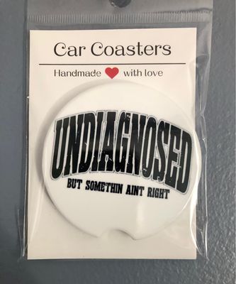 Undiagnosed Ceramic Car Coaster