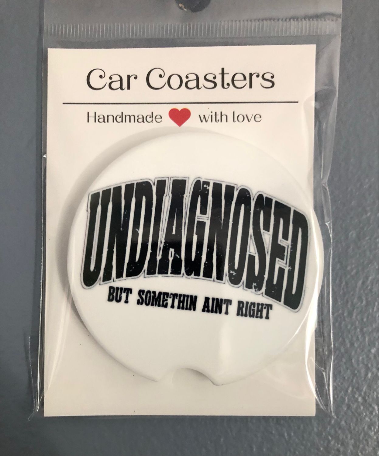Undiagnosed Ceramic Car Coaster