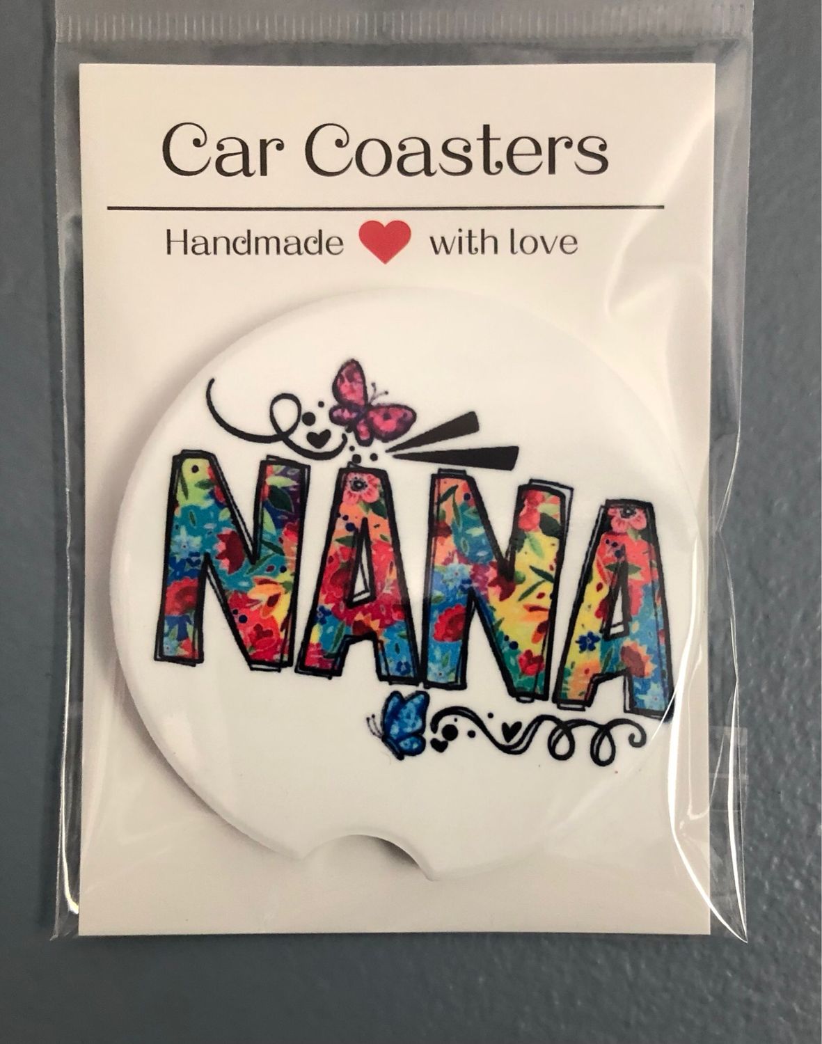 Nana Ceramic Car Coaster
