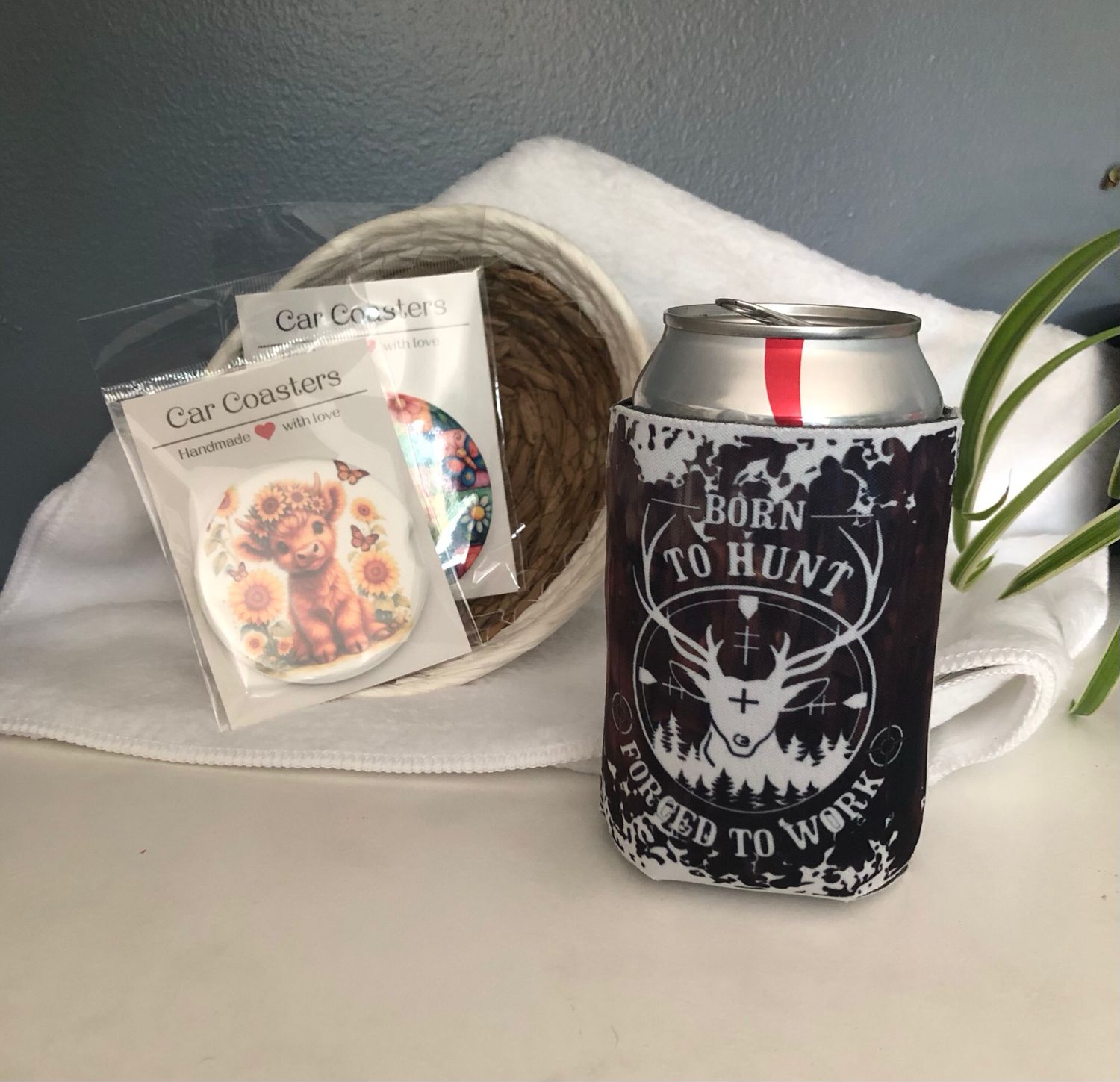 Born To Hunt 12 oz Koozie