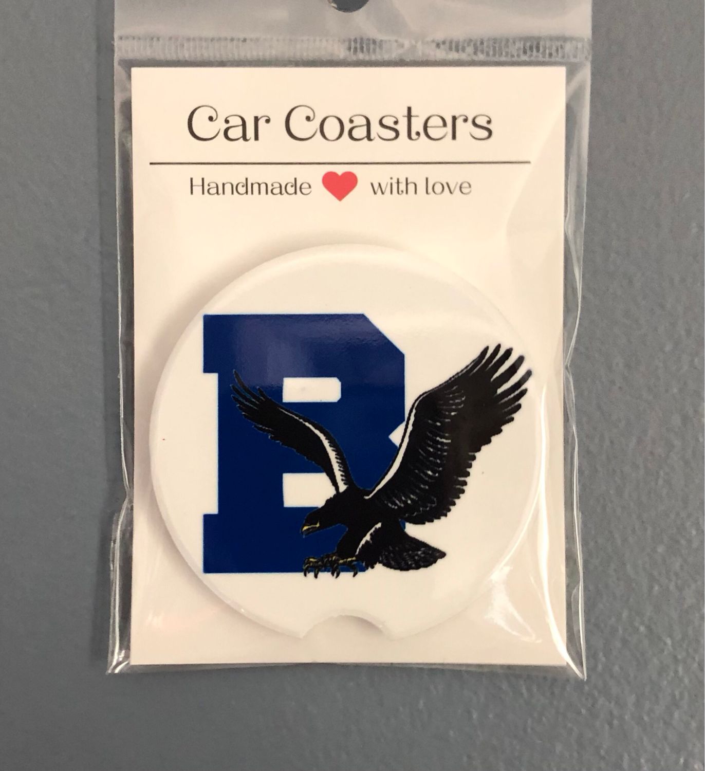 Brandon Blackhawk Ceramic Car Coaster
