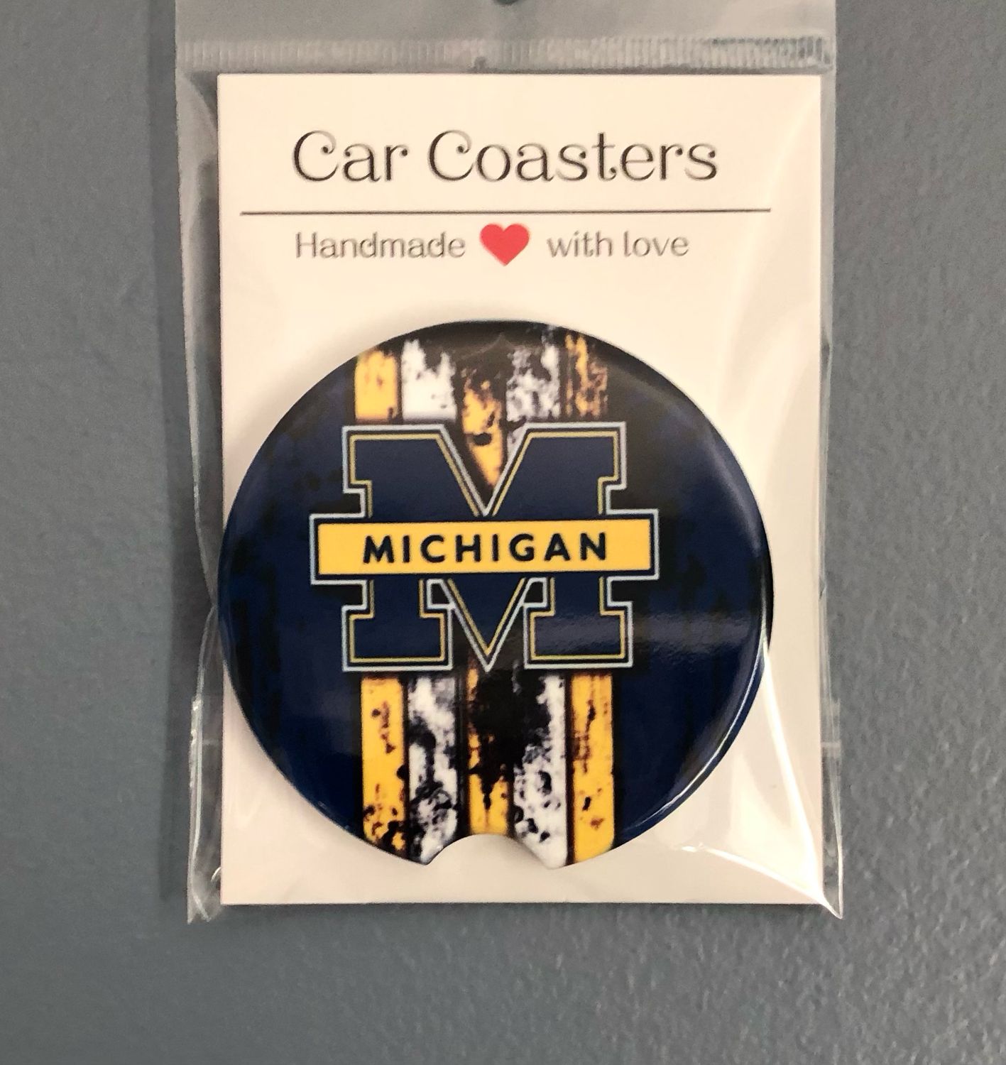 U Of M Ceramic Car Coaster