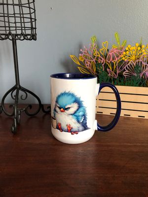 Blue Bird Sorry I’m Not Interested 15 oz Coffee Mug
