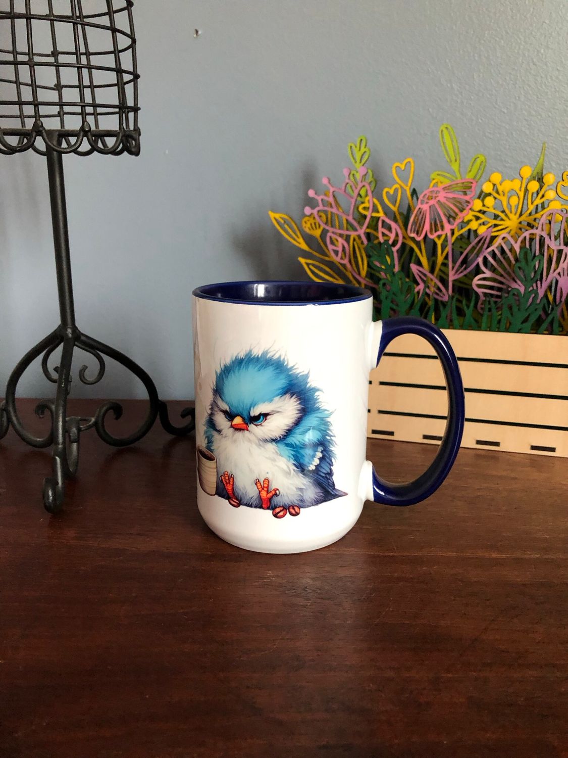 Blue Bird Sorry I’m Not Interested 15 oz Coffee Mug
