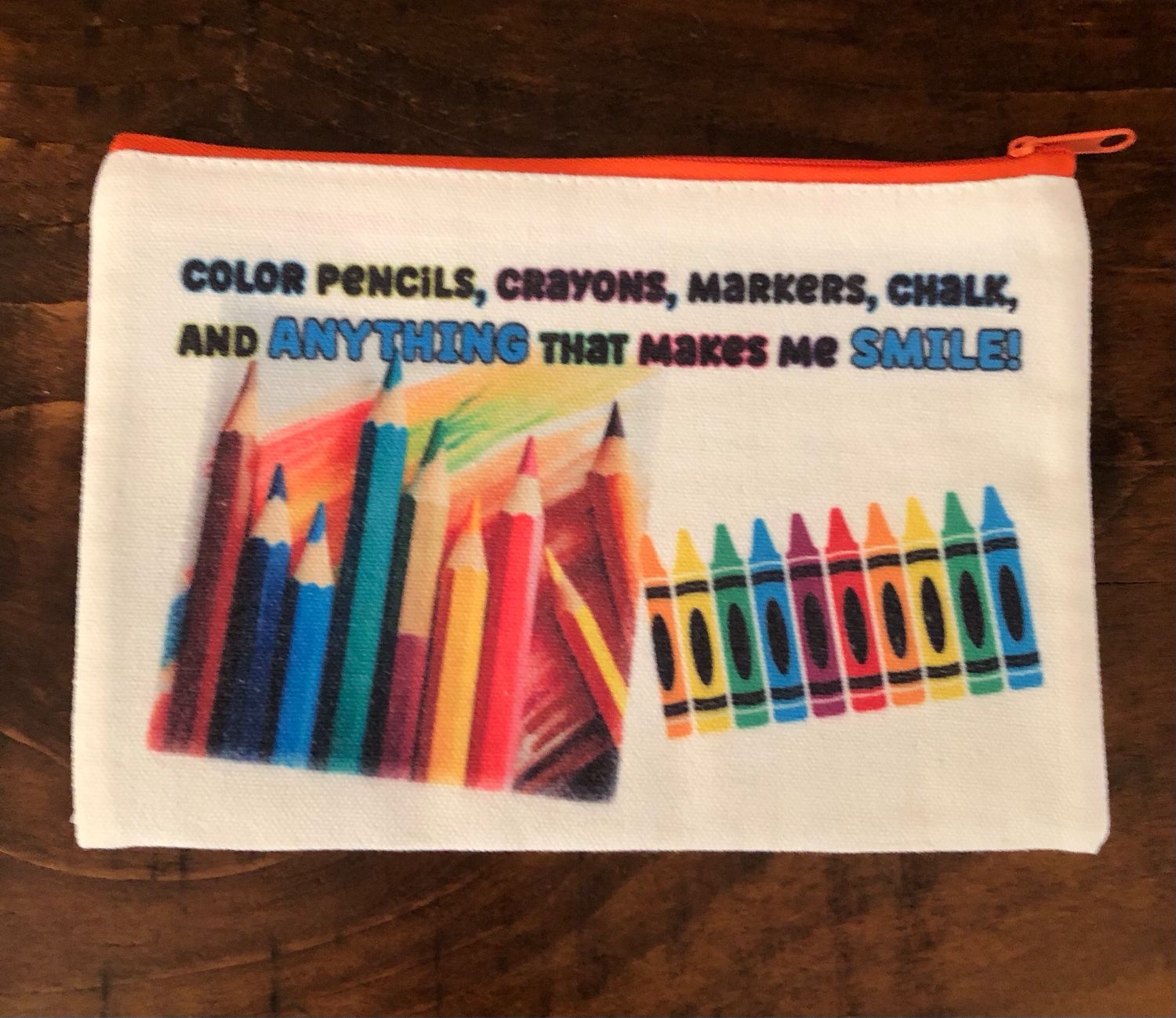 Colored Pencil Canvas Bag