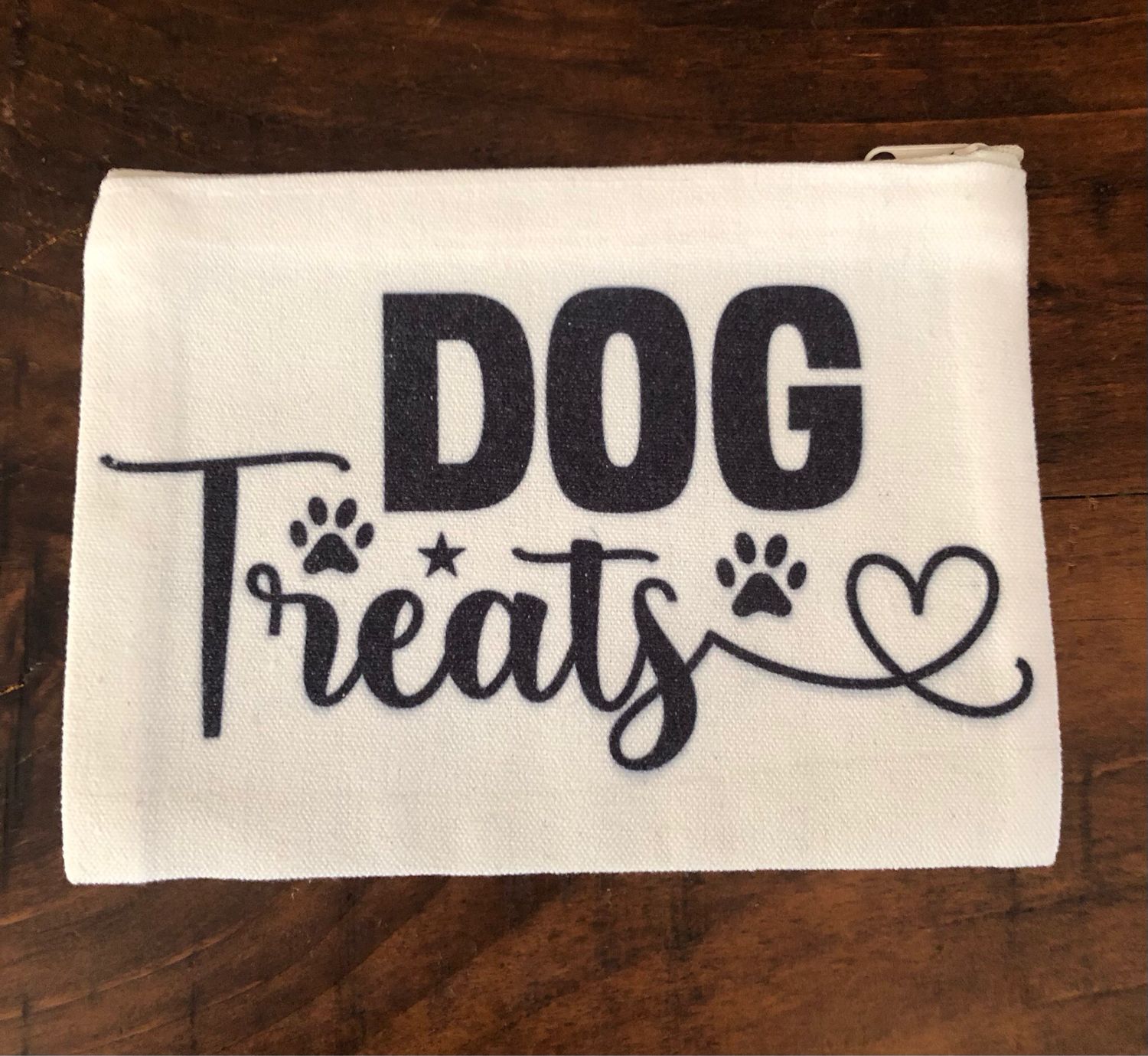 Dog Treats Canvas Bag