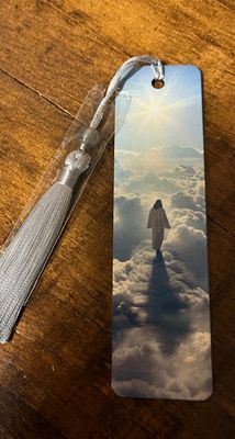 Jesus in the clouds Bookmark
