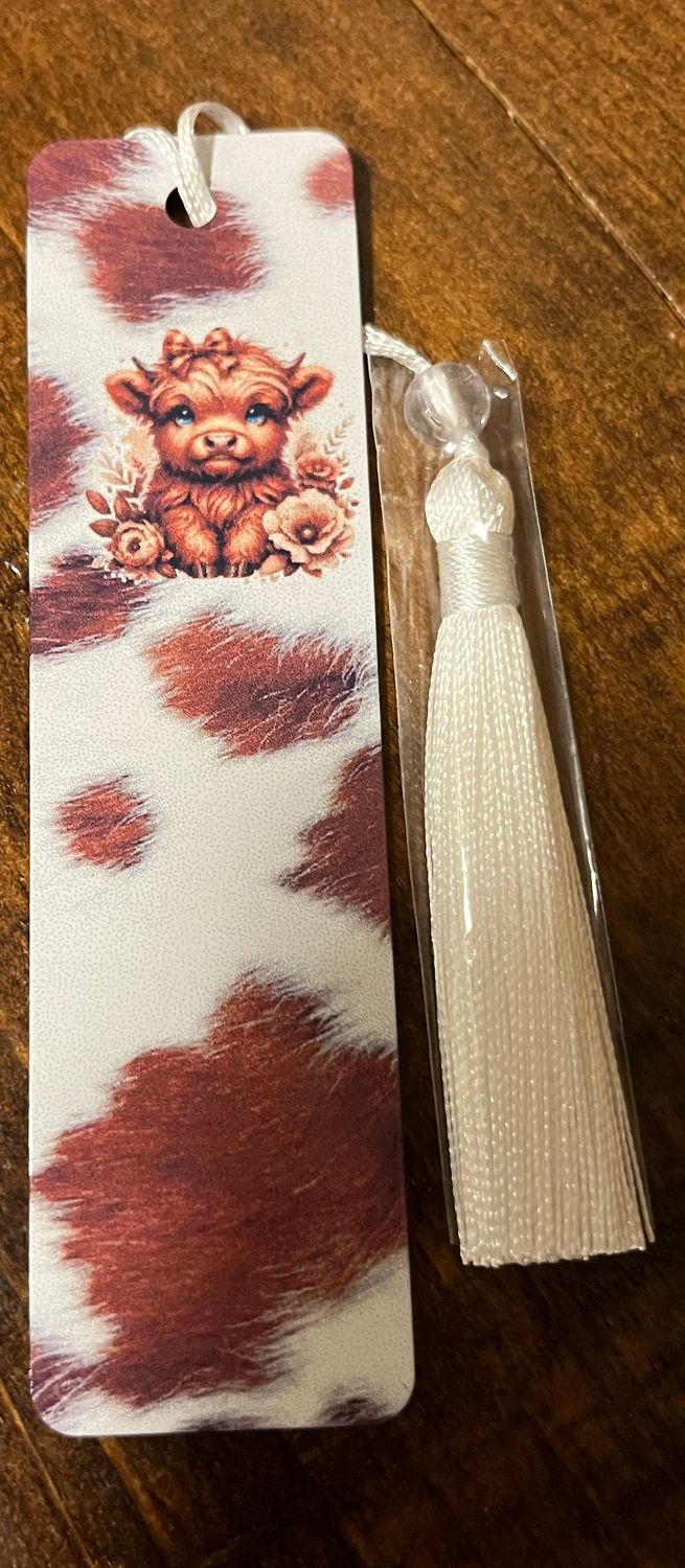 Cow Bookmark