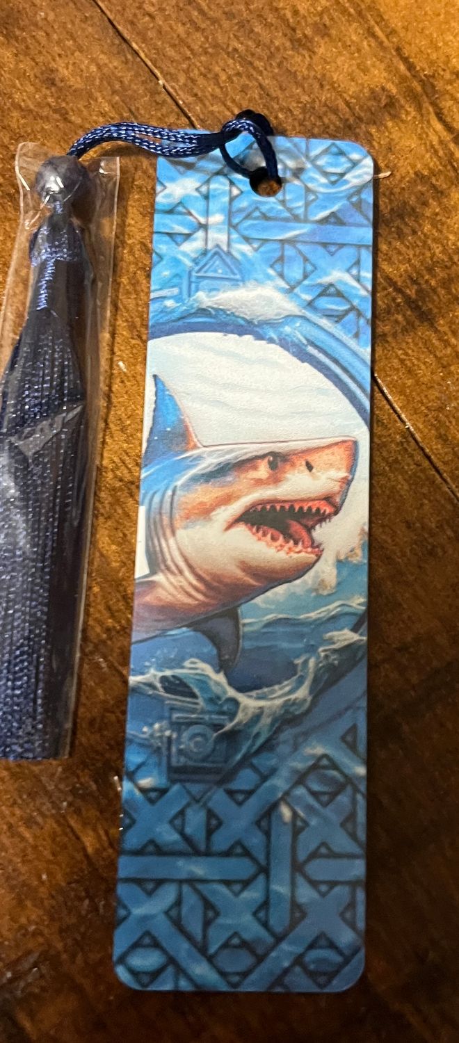 Shark bookmark