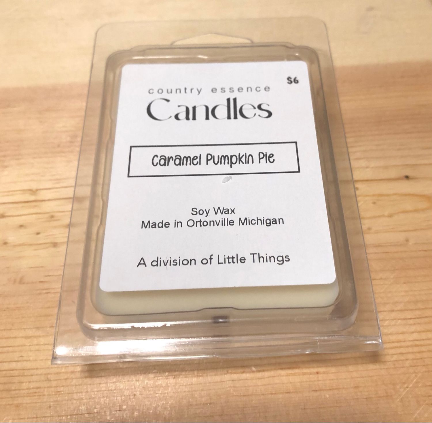 Carmel Pumpkin Pie Wax Melt