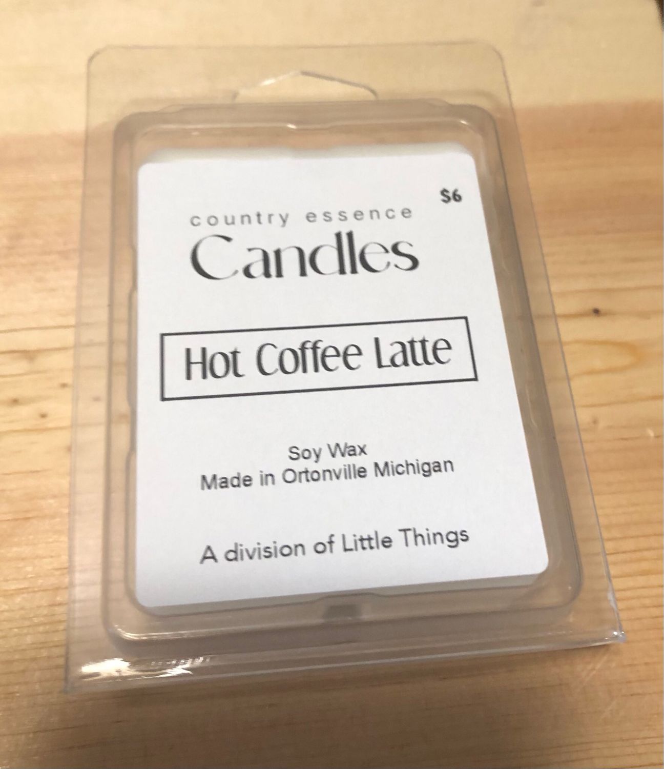 Hot Coffee Latte Wax Melt