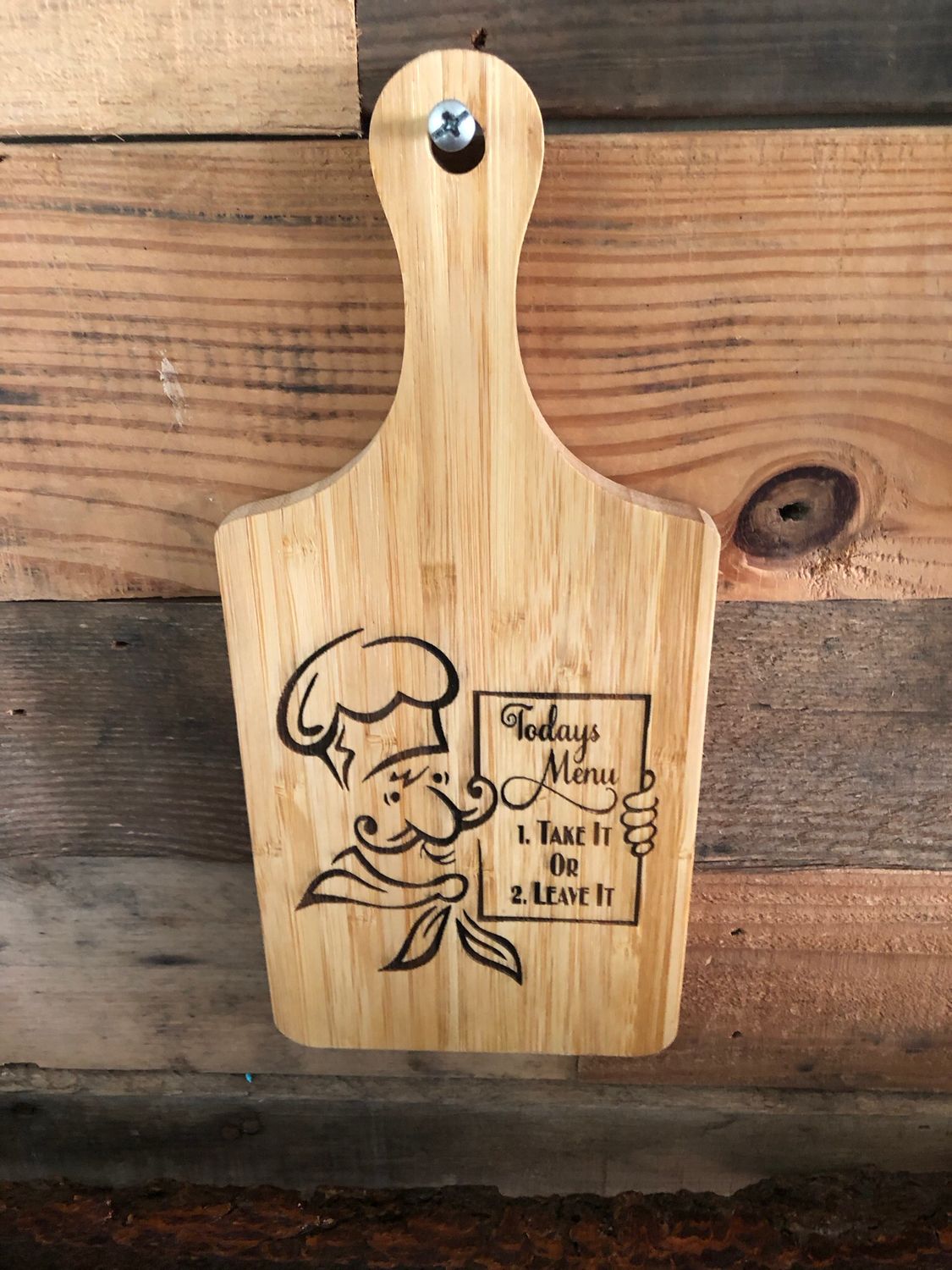Today’s Menu Cutting Board