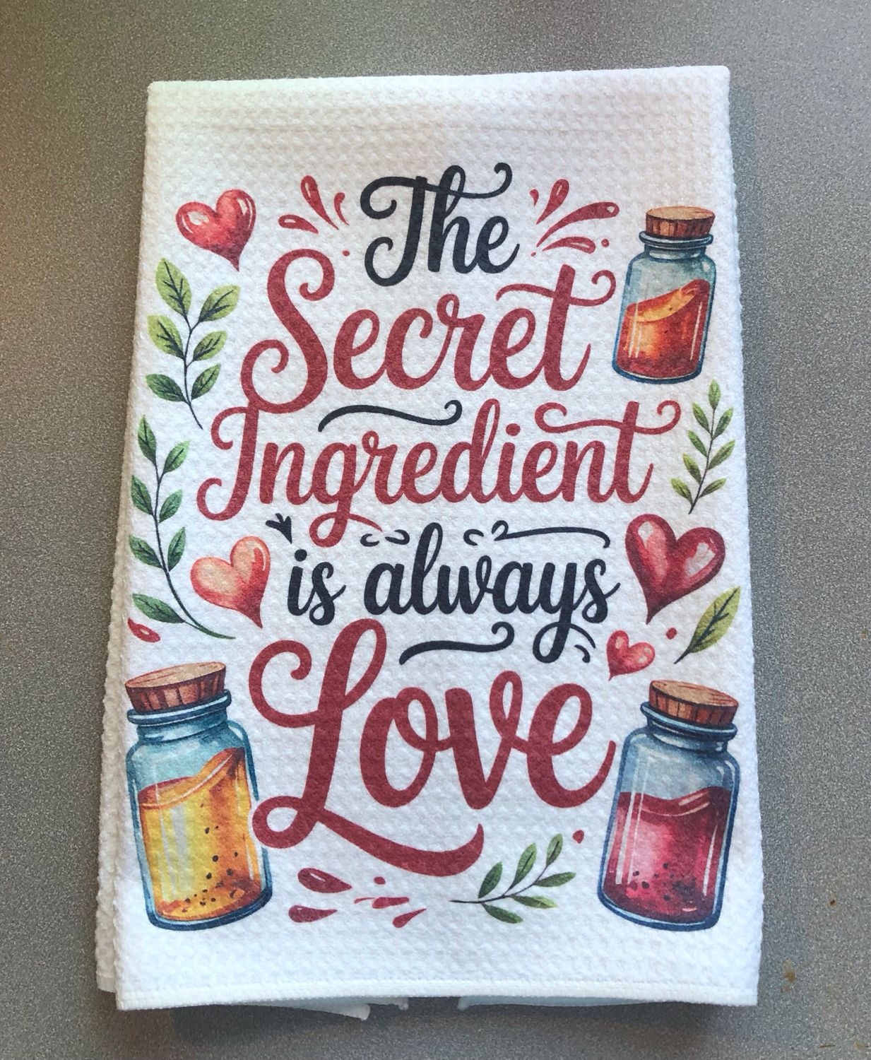 The Secret Ingredient - Waffle Kitchen Towel