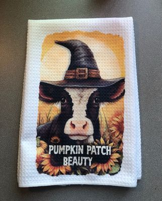 Pumpkin Patch Beauty - Waffle Kitchen Towel