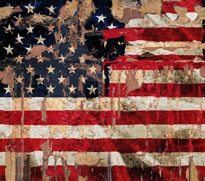 Distressed USA Flag