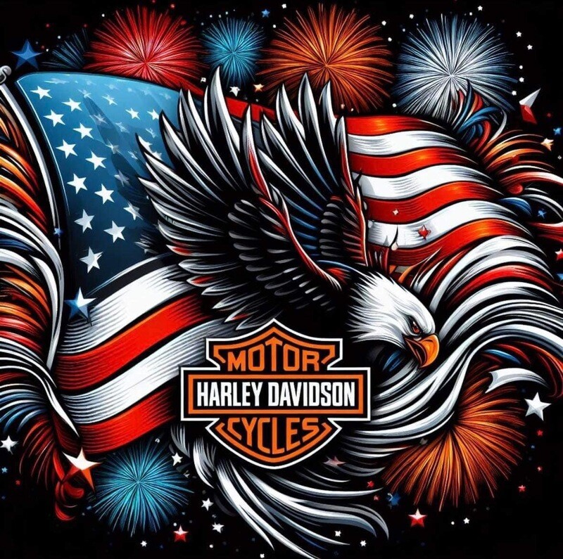 HD USA Flag with Eagle