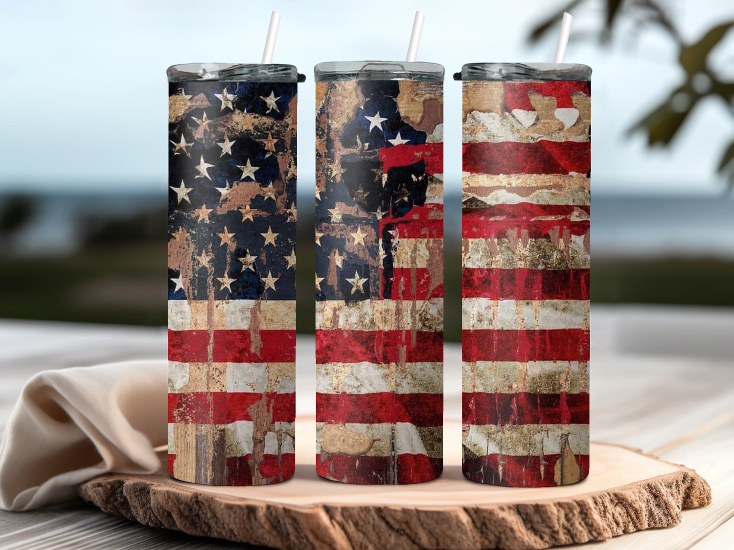 Distressed USA Flag