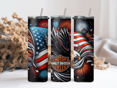 HD USA Flag with Eagle