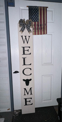 Welcome Sign - COW