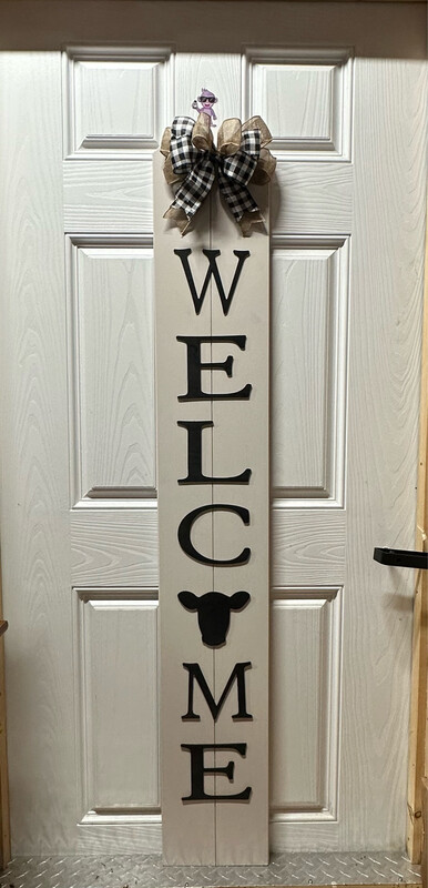 Welcome Sign - COW