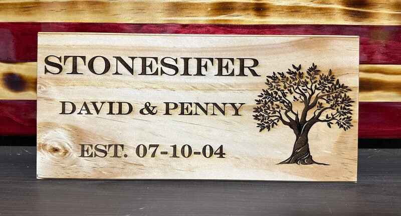 Engraved Name EST Signs
