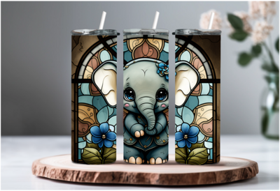 Stained Glass Elephant