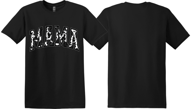 Cowhide MAMA - Black/White