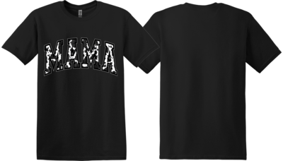 Cowhide MAMA - Black/White