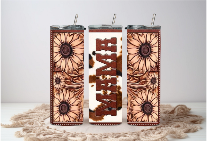 Tooled Leather - Sunflower MAMA
