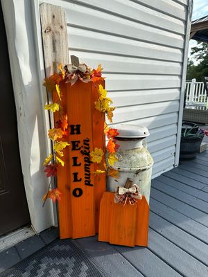 Hand Crafted Wooden Pumpkin