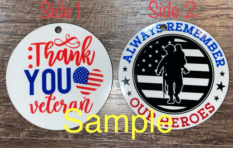 Custom Sublimation Keychain - Double-sided