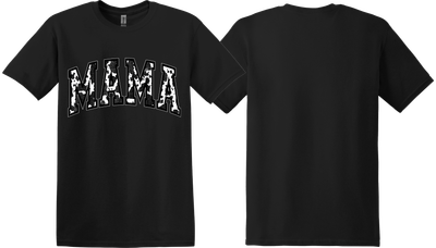 Cowhide MAMA - Black/White