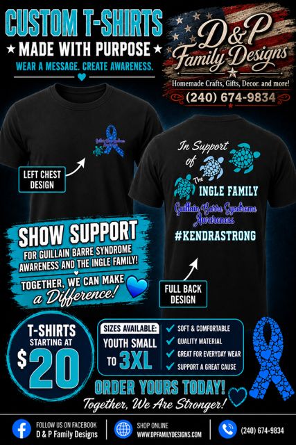 Guillain-Barré Syndrome Awareness - Kendra Strong T-Shirt