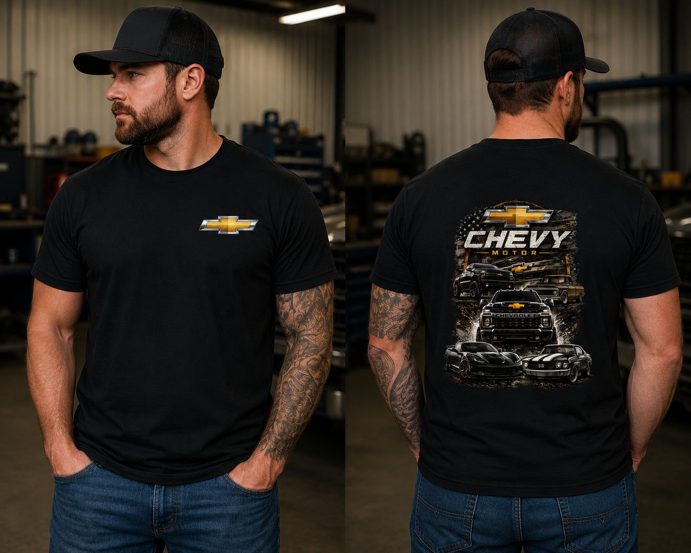 Chevy Motor Graphic Shirt