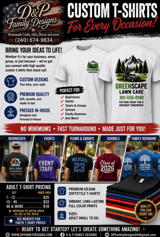 Custom T-Shirts for Every Occasion