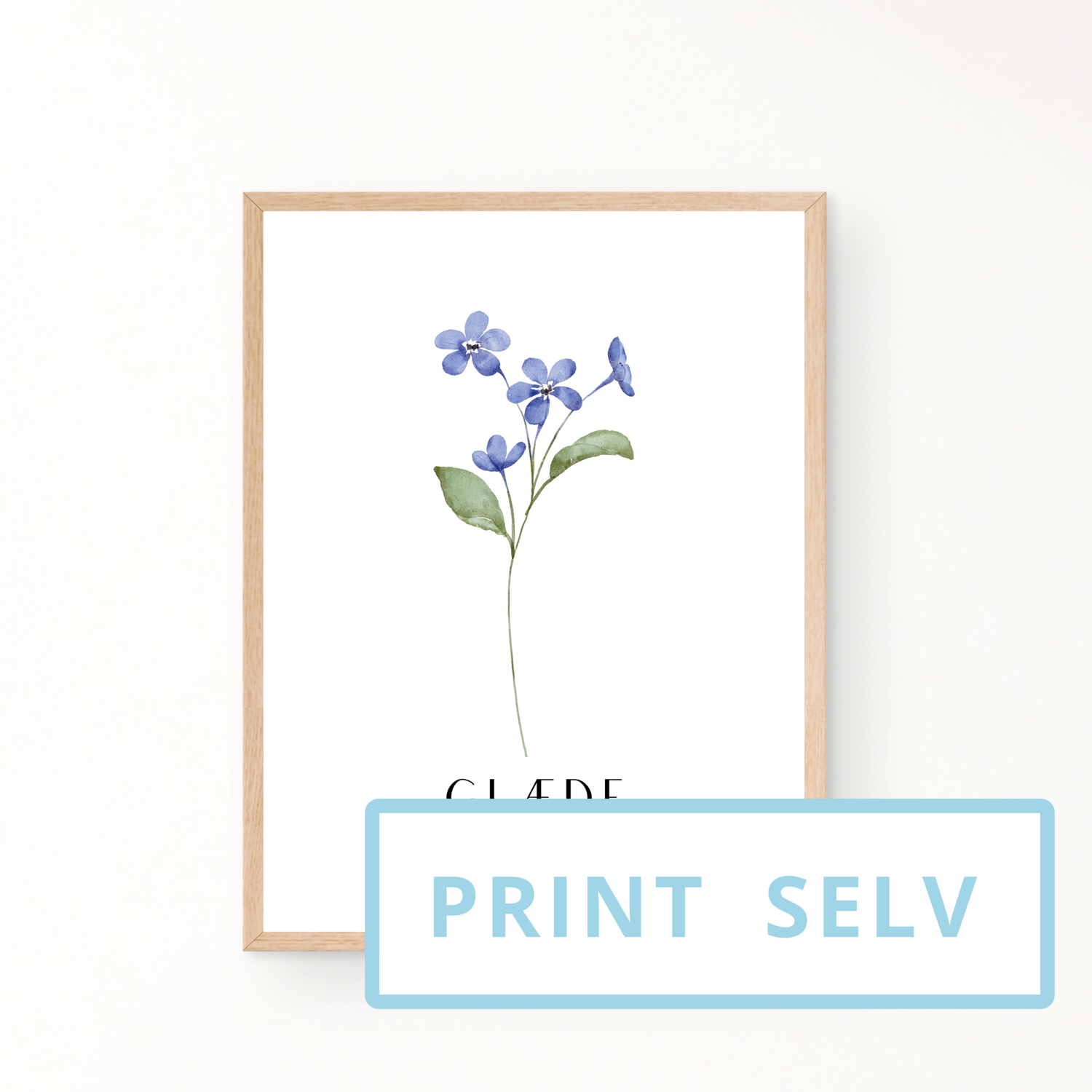 &quot;GLÆDE&quot; (print selv)