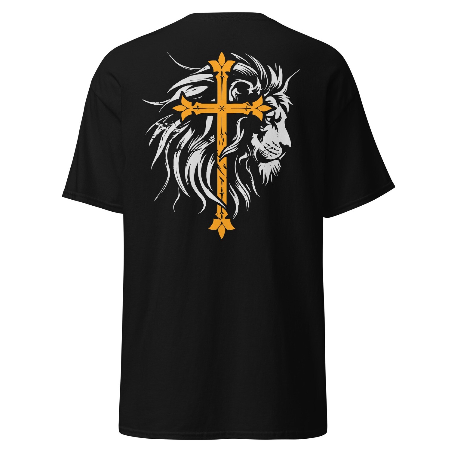 &quot;Man of God lion&quot; t-shirt til mænd