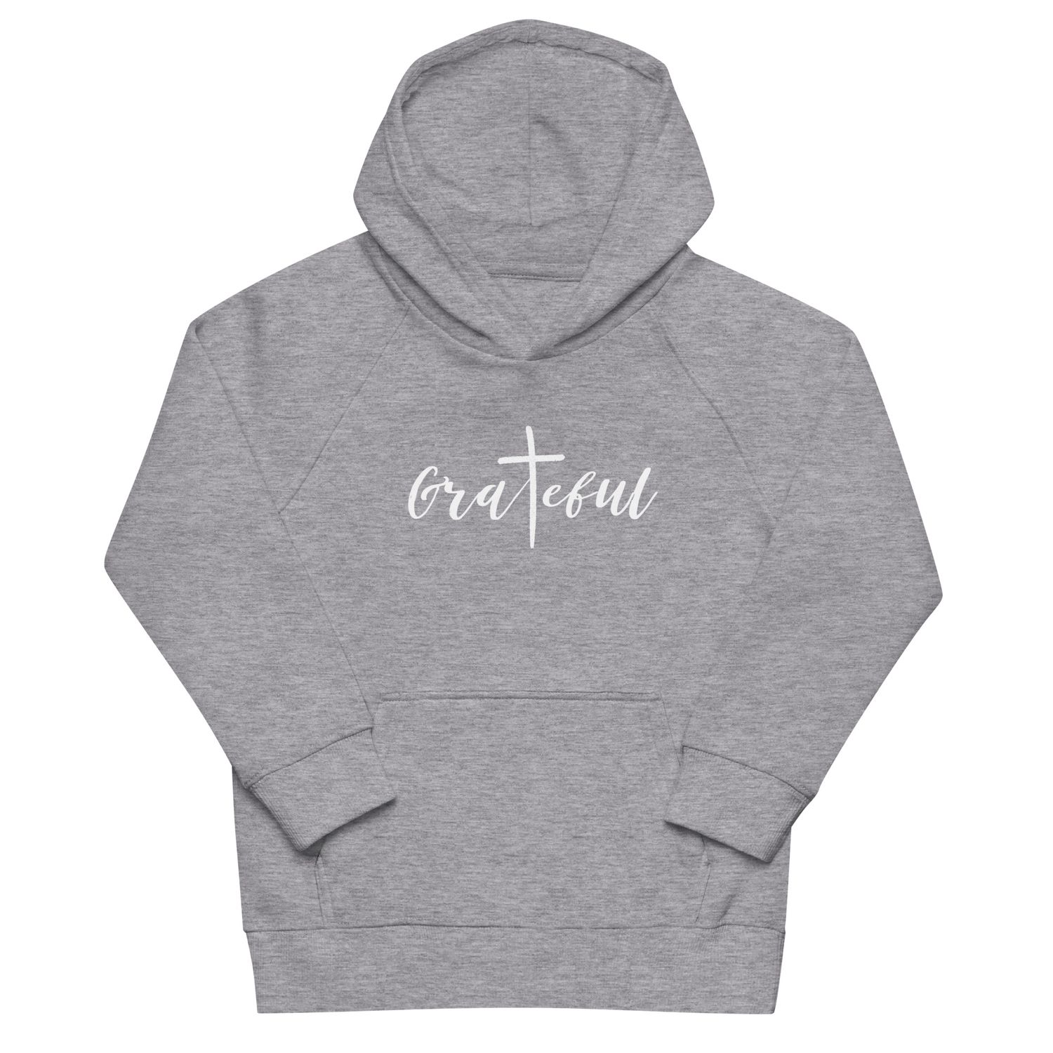 &quot;Grateful&quot; børne-hoodie