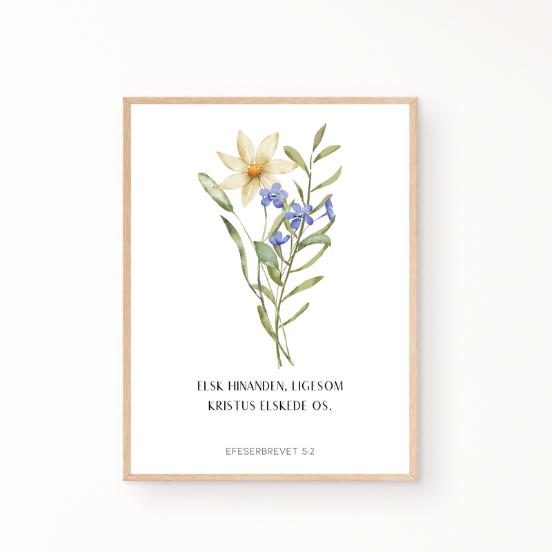 &quot;Efeserbrevet 5:2&quot; plakat