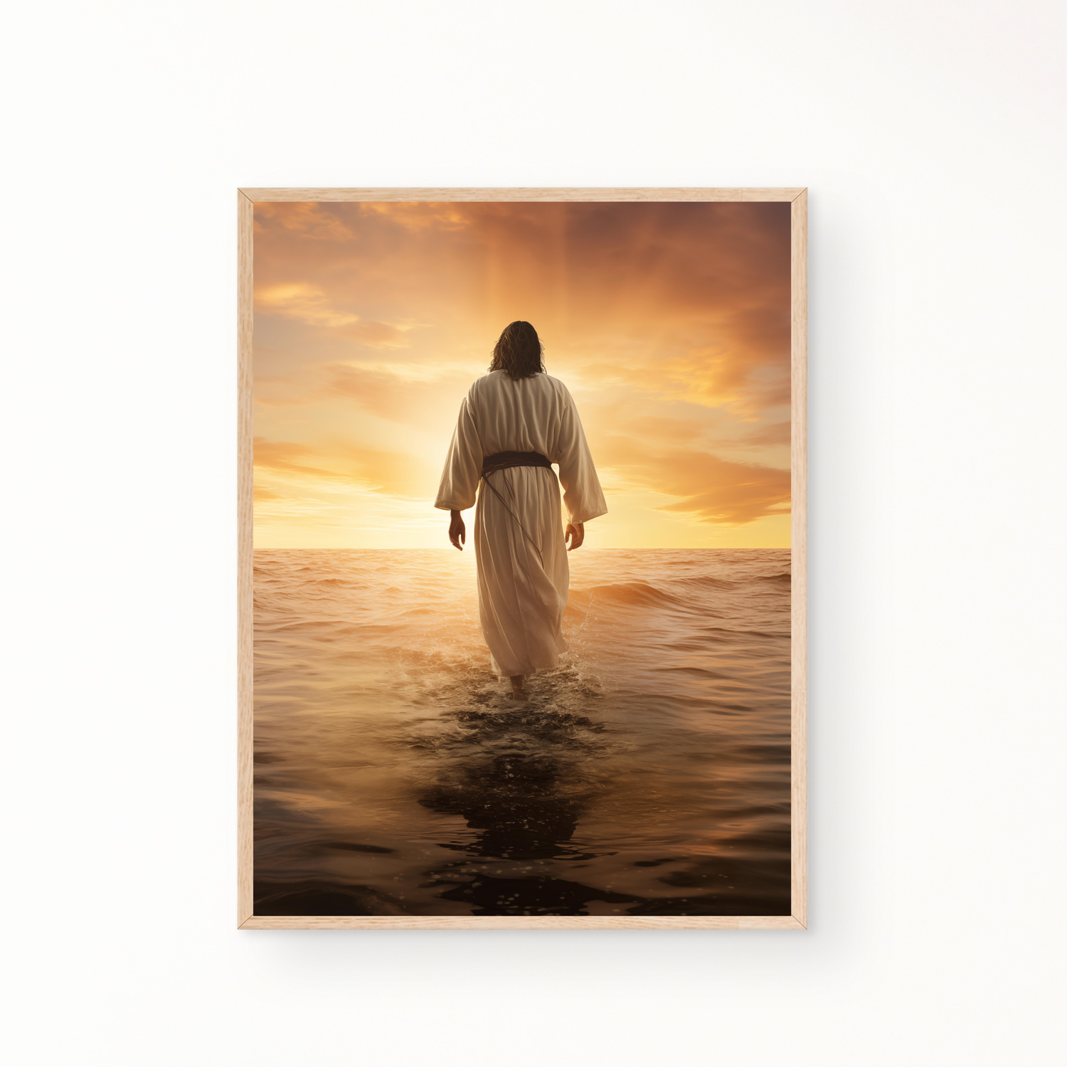 &quot;Jesus går vandet&quot; plakat