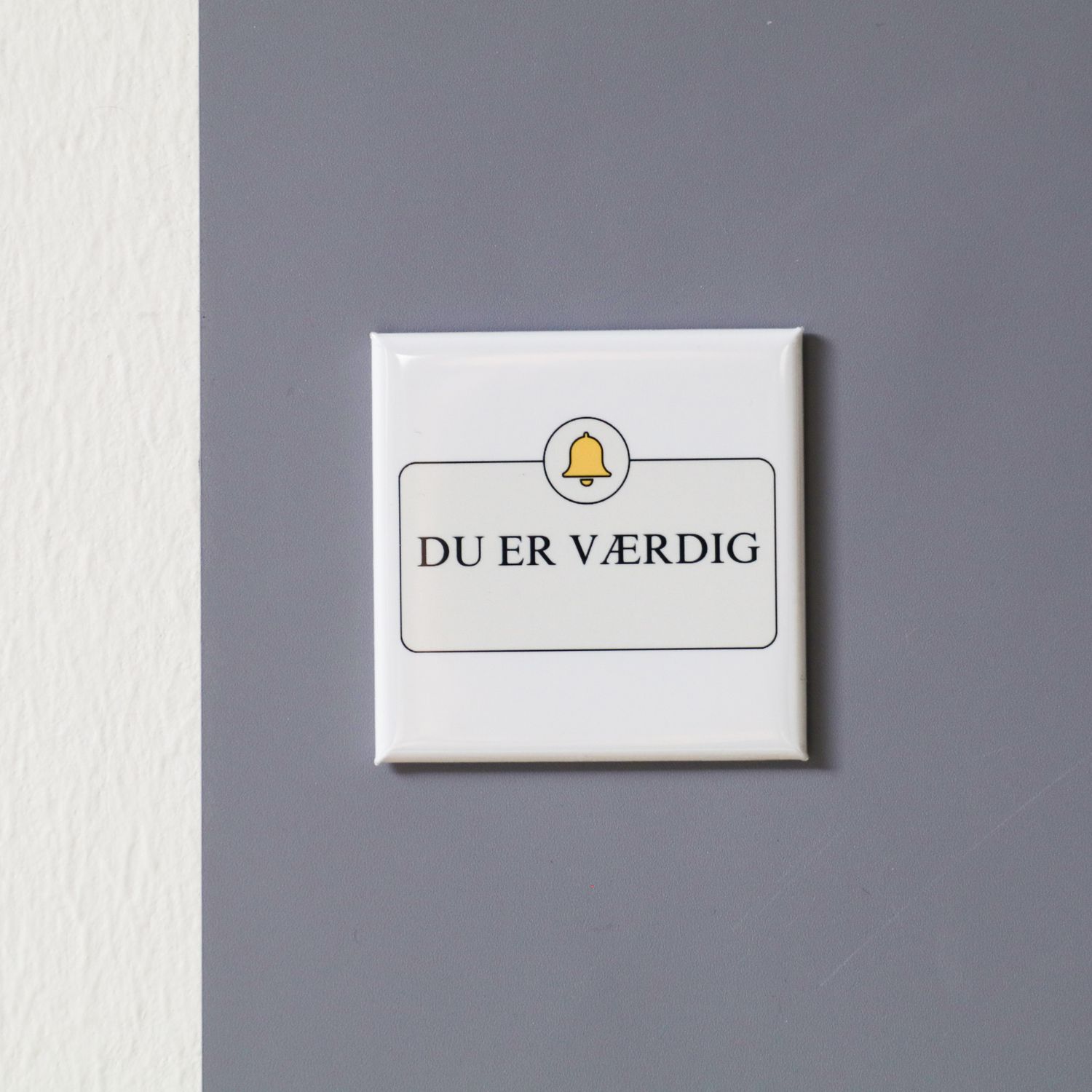&quot;Påmindelse&quot; 5x5 magnet